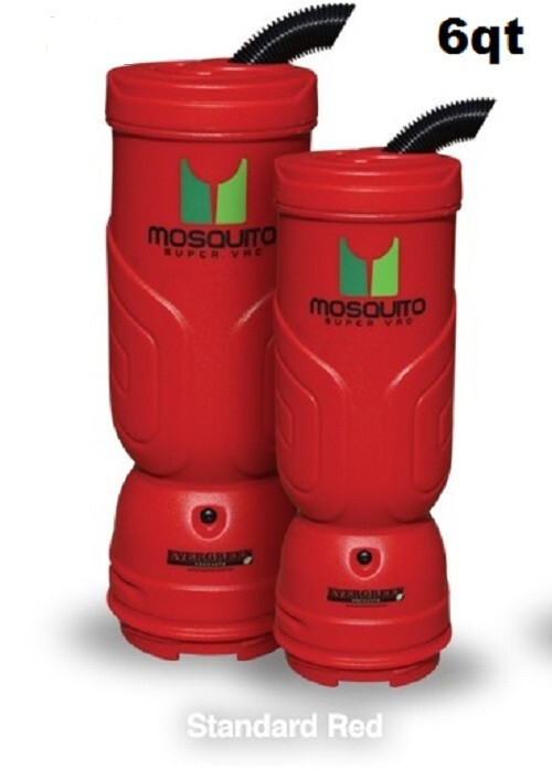 Mosquito Super HEPA 6 Quart Backpack Vacuum + Standard Tool Kit Red
