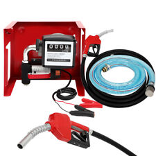 155W Electric Fuel Transfer Pump 12V Big Flow Rate With Automatic Nozzle & Hoses picture