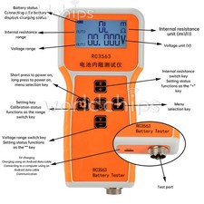 RC3563 Internal Resistance Detector LiFePO4 18650 Li-ion Battery Tester Type C picture