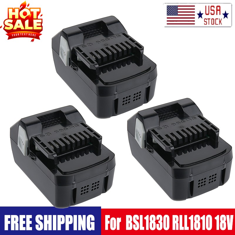 3X 7Ah 18V Battery HXP Lithium for BSL1850 BSL1840 BSL1830 BSL1815X For Hitachi