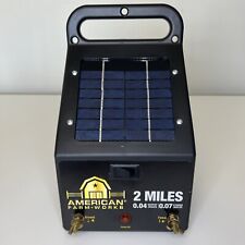 American Farm Works 2 Mile Solar Powered Electric Fence Controller Low Impedance picture