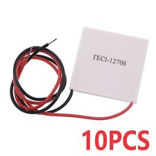 10Pcs 12V TEC1-12706 Heatsink Thermoelectric Cooler Cooling Peltier Plate Module picture