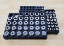 ER11 ER16 ER20 ER25 ER32 ER40 R8 Collet Organizer Tray Shop Storage Holder picture