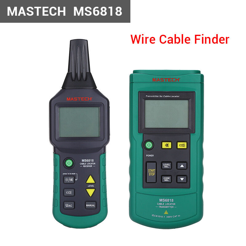 MS6818 Mastech Wire Cable Locator Line Phone 12V-400V AC/DC Test Detector