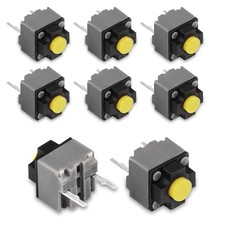 6 Pcs Kailh Silent Mouse Micro Switch 6 * 6 * 7.3Mm Industrial Mute Button Squar picture