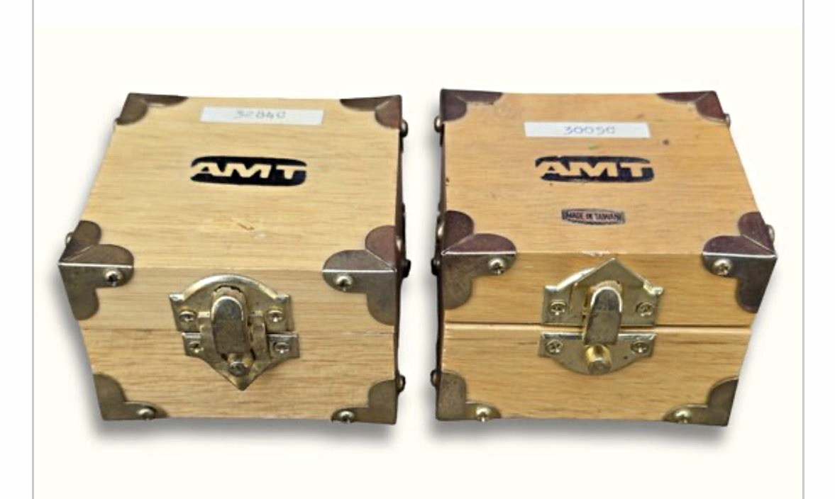 FB2 Precision Machinist V Blocks And Clamp Set With Wooden Storage Cases Two