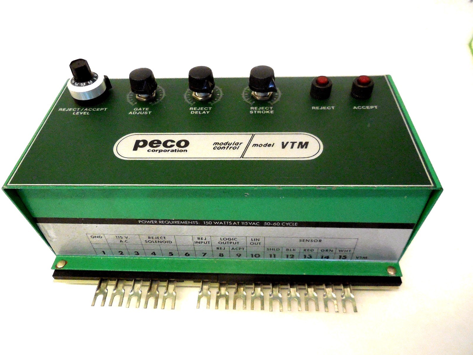 NEW PECO CORPORATION MODEL VTM MODULAR CONTROL NEW PECO CORPORATION MODEL VTM MODULAR CONTROL