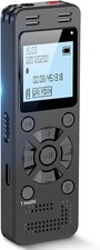 128GB Digital Voice Recorder Voice Activated for Lectures Meetings Hours picture