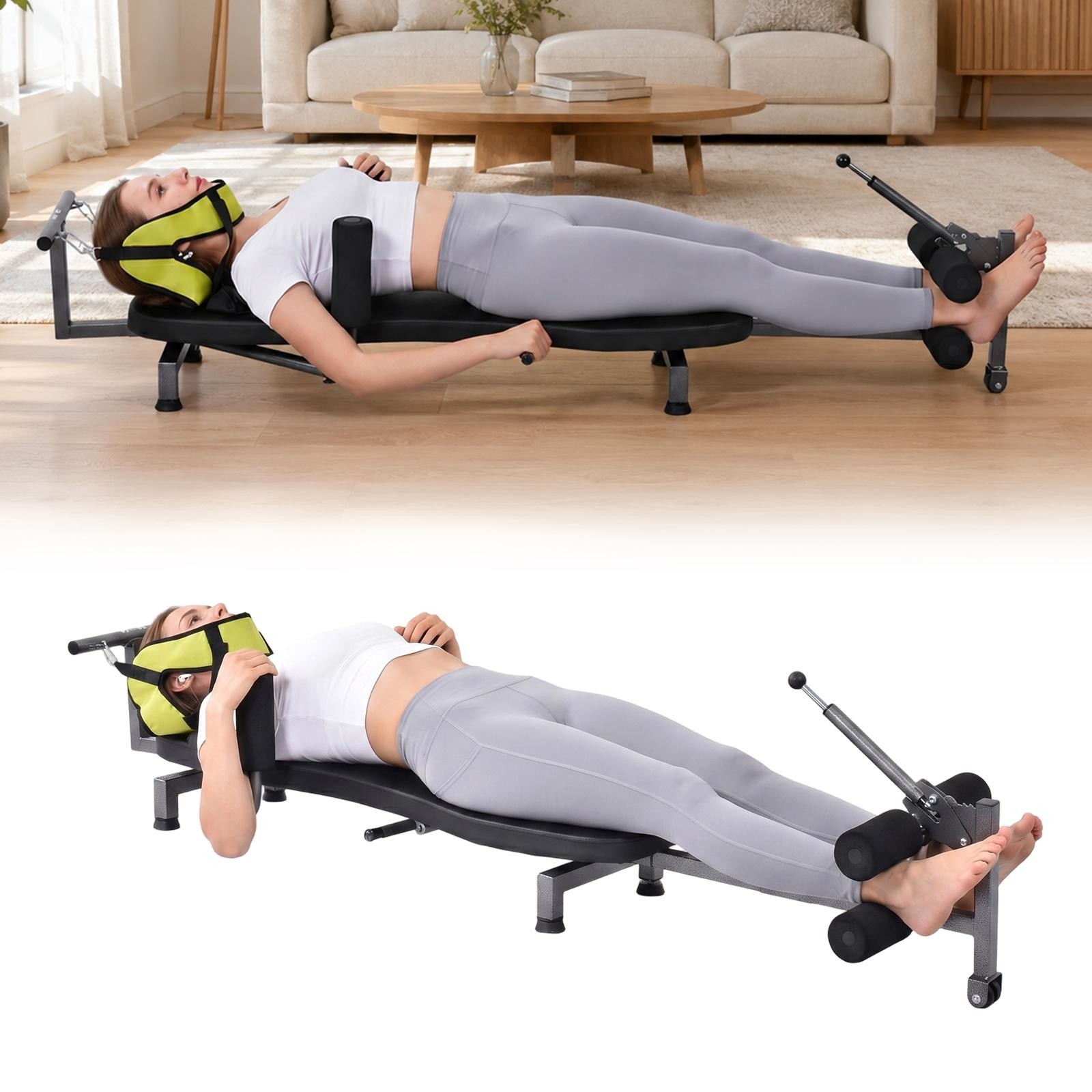 Spine Decompression Table Back Stretcher - Full Body Traction & Stretch Machine Spine Decompression Table Back Stretcher - Full Body Traction & Stretch Machine