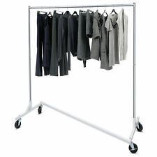 Heavy-Duty Commercial Garment Rack Rolling Z-Base Storage Clothing Shelving Rack picture