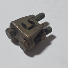 Hubbell/Penn Union Parallel Bronze Tap Connector Copper 6 SOL 4/0 STR Split Bolt picture