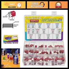 150PCS Polypropylene Film Capacitors Kit 0.001uF to 0.68uF 400V/630V - High Qual picture