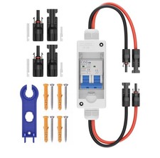 Solar Panel Disconnect Switch 1000V 32A IP65 DC Breaker Box 2P PV Circuit picture