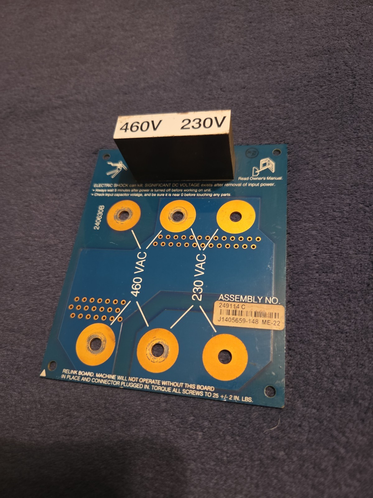 MILLER 249114C LINK BOARD 240630B *SEE