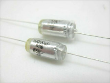 4X .01uF / 10,000pF (103) @ 63v (1%) axial POLYSTYRENE FILM/FOIL AUDIO CAPACITOR picture