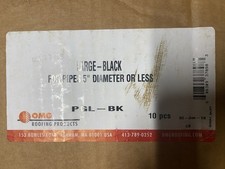 OMG Roofing Products PGL-BK Large Black Pipe Guard for 5