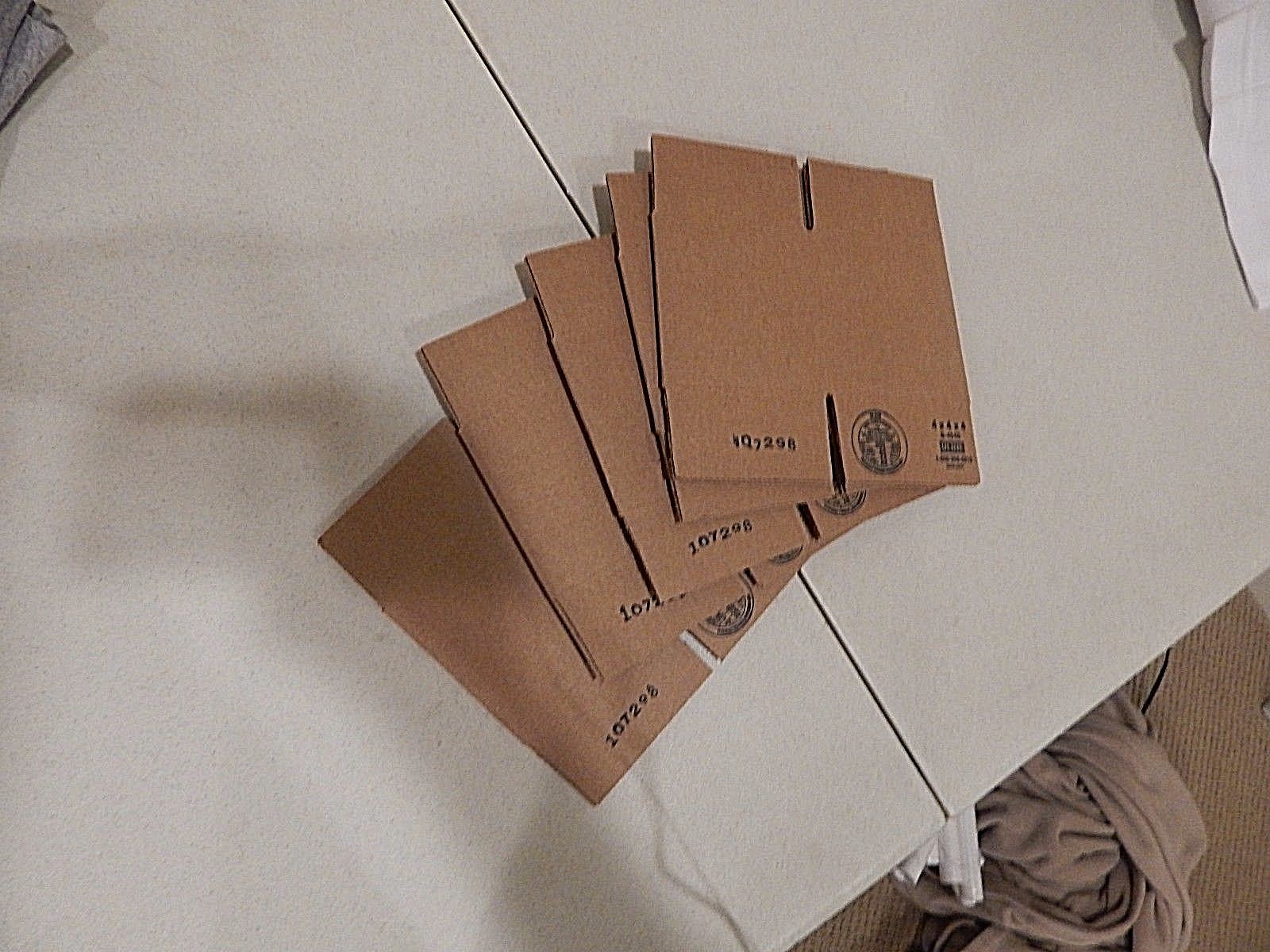 ULINE 4x4x4 Corrugated Cardboard Shipping Packing Boxes (25 pack ) ULINE 4x4x4 Corrugated Cardboard Shipping Packing Boxes (25 pack )