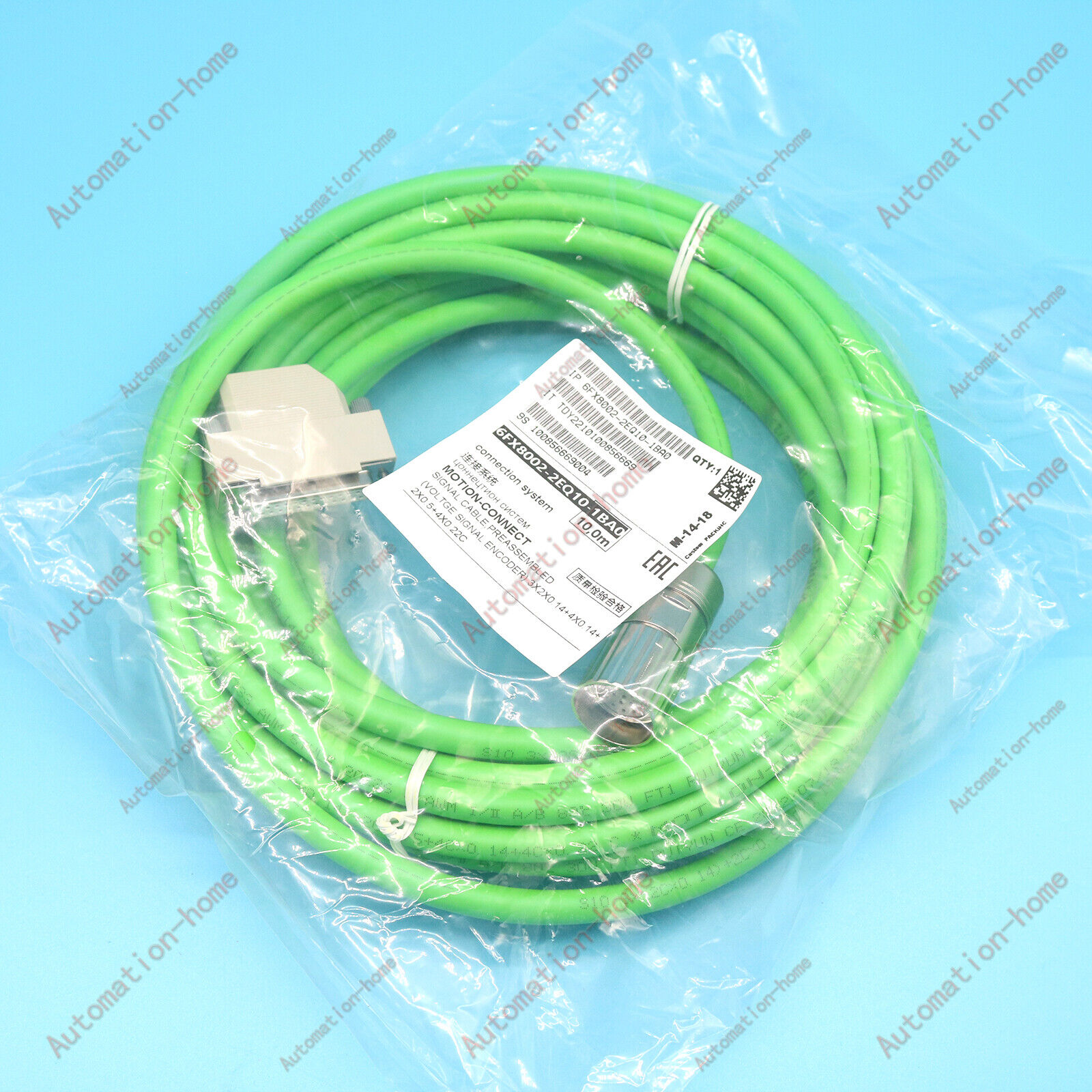1PCS NEW FOR SIEMENS Cable Encoder 6FX8002-2EQ10-1BA0 10M SPOT STOCK#XR
