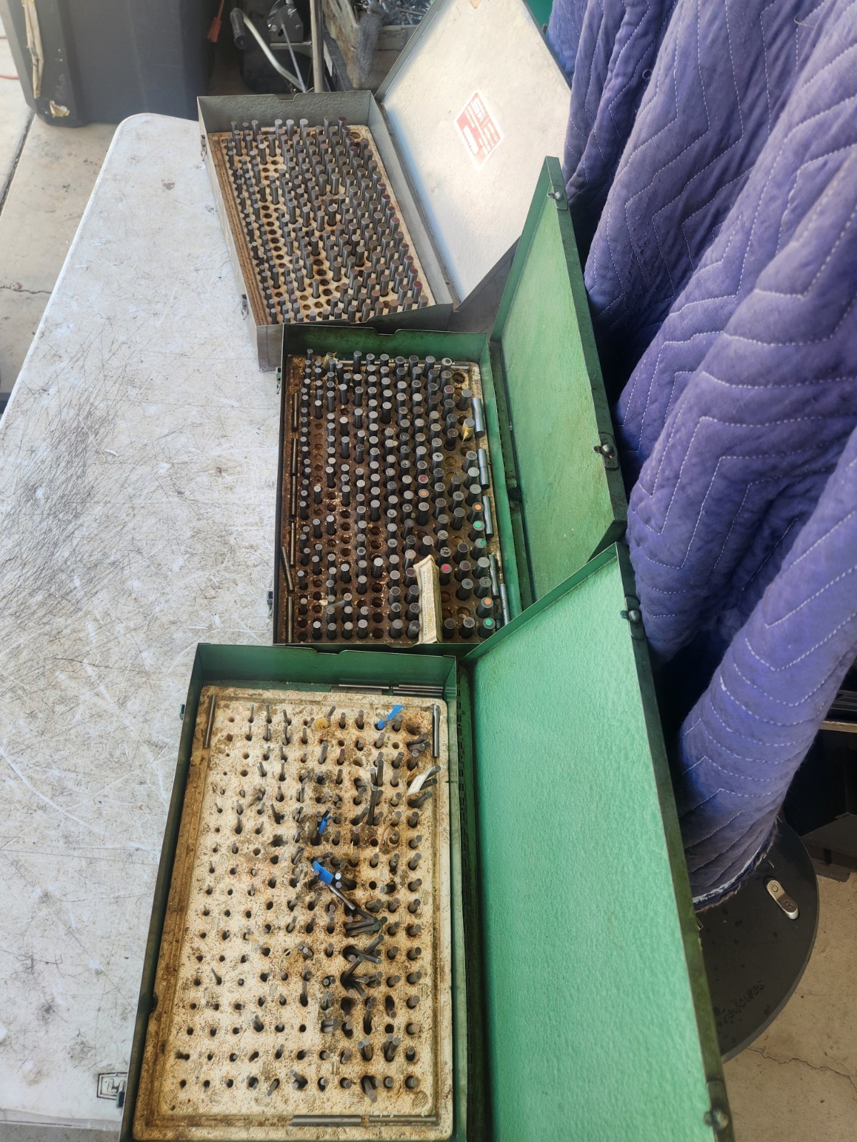 LOT OF SPI STEEL PIN GAGES LOT OF SPI STEEL PIN GAGES