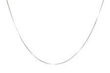 NAG.HC 925 Sterling Silver Chain 0.8MM Delicate Box Necklaces - 19.00, picture