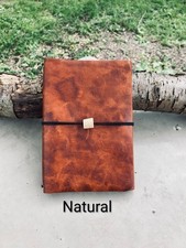 Small Louise Carmen Style Fine Leather & Elk Antler Double Journals picture