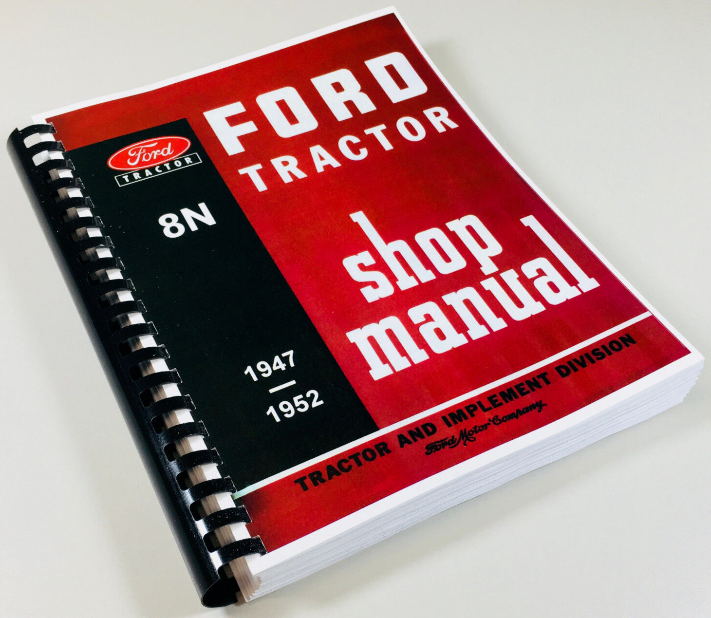 Ford 8N Tractor Service Repair Manual Technical Shop Book 2N 9N Compatible New Ford 8N Tractor Service Repair Manual Technical Shop Book 2N 9N Compatible New