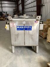Hoover Materials/Liquitote 350 Gallon Single Wall Food Grade Stainless Tank picture