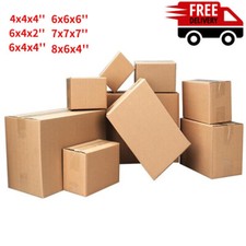 100pcs 8x6x4Cardboard Paper Boxes Mailing Packing Shipping Box Corrugated Carton picture