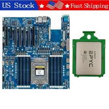 New Gigabyte MZ32-AR0(MZ32-001) SP3 Motherboard+AMD EPYC 7352 24C 48T 2.3GHz CPU picture