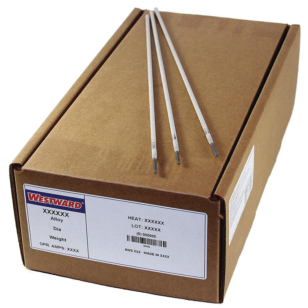 WESTWARD 20YD07 Welding Electrode,E6011,1/8 in.D,50lb 20YD07 WESTWARD 20YD07 Welding Electrode,E6011,1/8 in.D,50lb 20YD07