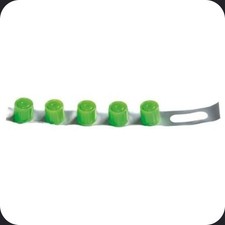 3M Curos 70% IPA CFF10 Green Medical Disinfecting IV Port Caps 5-250 Protectors picture