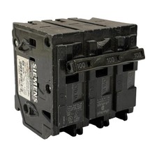 Siemens Q3100 100A 3-Pole 240V Type QP Thermal-Magnetic Circuit Breaker - Chip picture