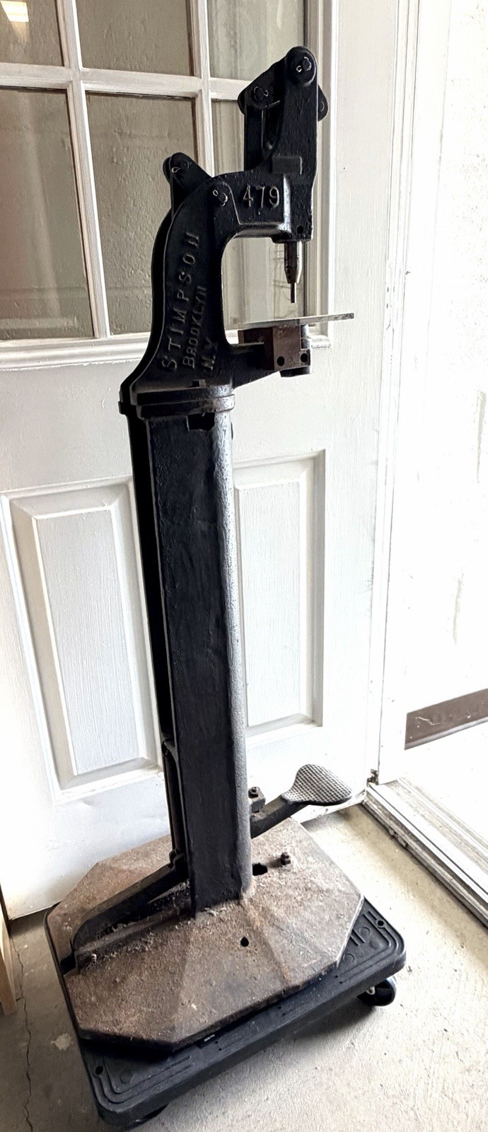 Vintage Stimpson 479 Grommet Manual Foot Press