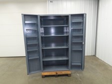 Durham DC36-4S12DS-95 Storage Bin Cabinet 14 GA 4 Shelf 36x24x72