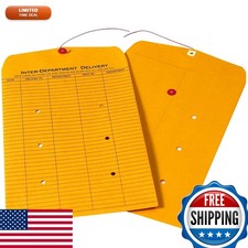 Ship Now Supply SNEN1092 Inter-Department Envelopes 10x15 Kraft (100) picture