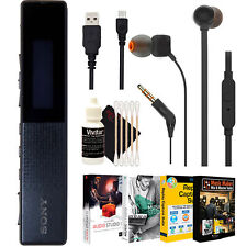 Sony TX660 Digital Voice Recorder + JBL T110 in Ear Headphones Accessory Kit picture