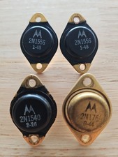 Vintage Motorola Transistors Gold picture