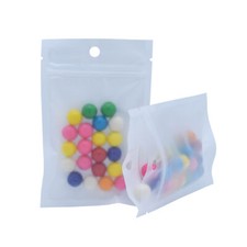 100/500/1000 Black or White Food Safe QuickQlick™ Flat Candy Bags with Hang Hole picture
