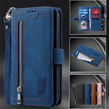 Zipper Leather Wallet Case For iPhone 15 Pro Max 14 13 12 11 Xs XR 87 Flip Cover picture