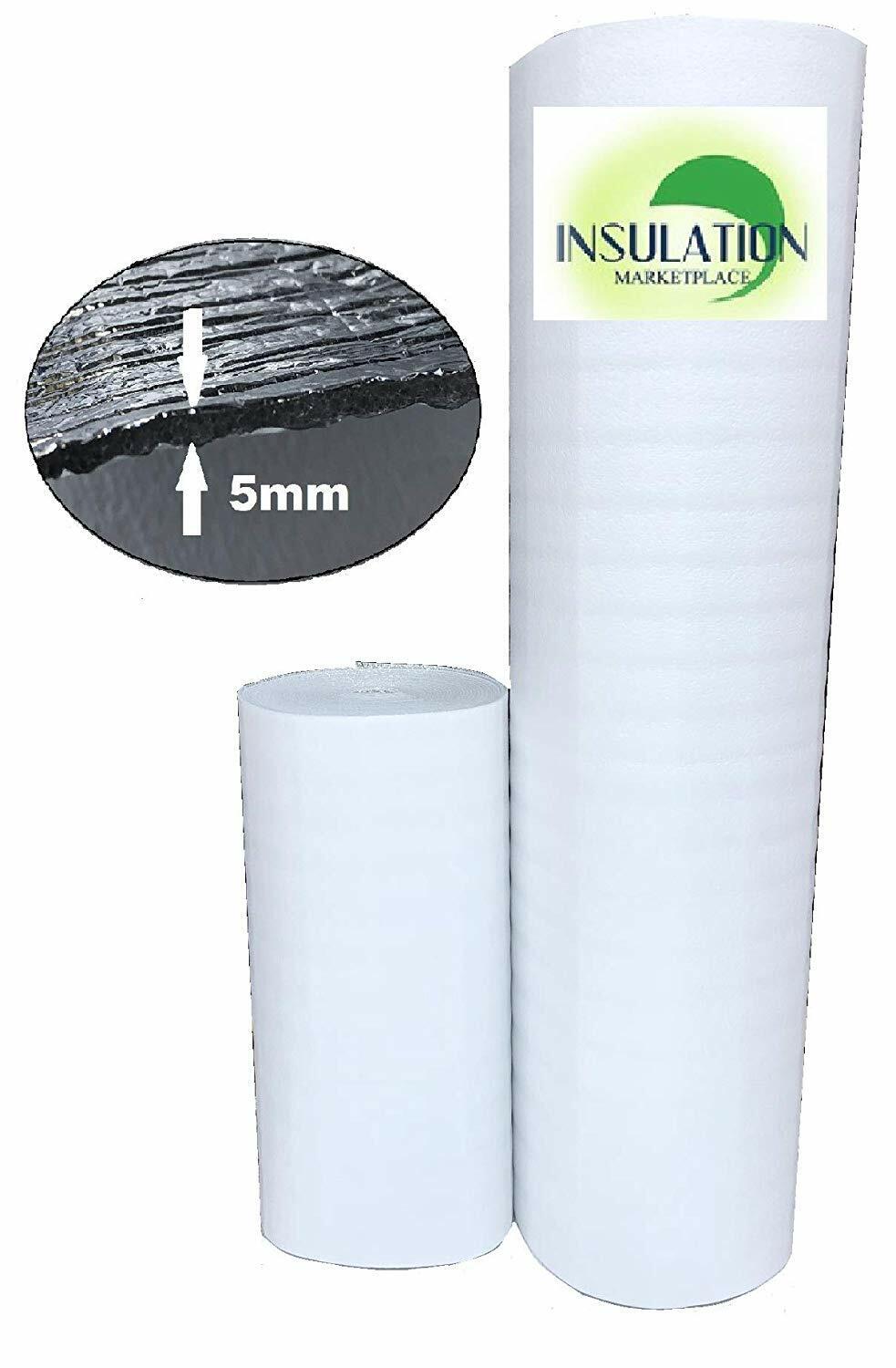 SmartSHIELD -5 WHITE Reflective Insulation roll, Foam Core Radiant Barrier 5MM