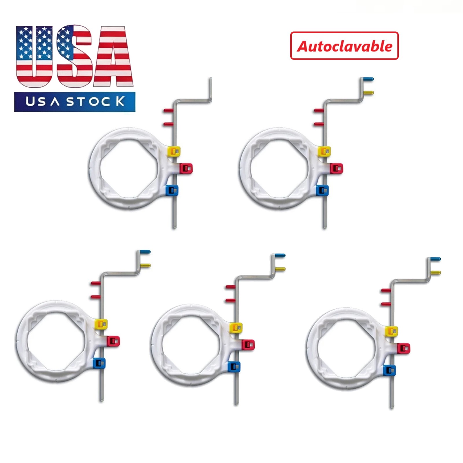 5Sets Dental X-ray Universal Positioning Rings and Arms Autoclavable 5Sets Dental X-ray Universal Positioning Rings and Arms Autoclavable