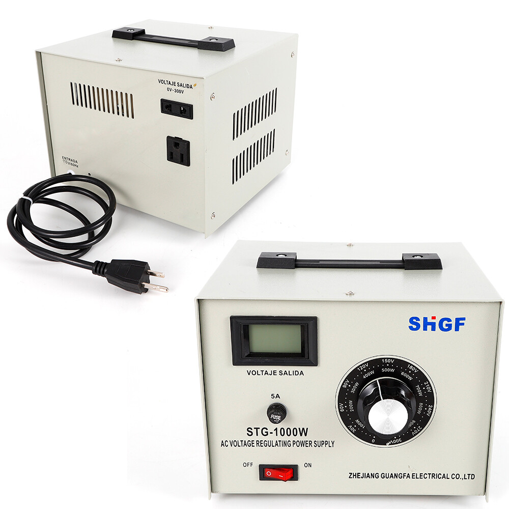 1000W 0-300V Variac Auto Transformer AC Variable Voltage Regulator Metered USA 1000W 0-300V Variac Auto Transformer AC Variable Voltage Regulator Metered USA