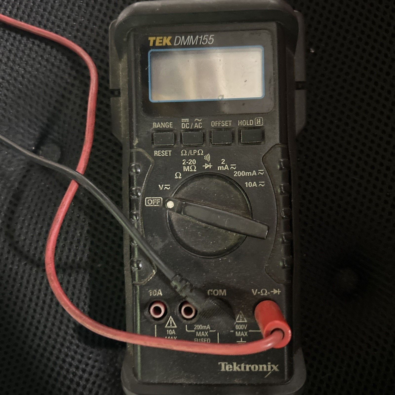 Tektronix Tek DMM155 Digital Multimeter with LCD Display Tektronix Tek DMM155 Digital Multimeter with LCD Display