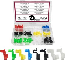 80PCS Door Lock Rod Car Clips Assortment Kit, Door Install Clips, Tailgate Handl picture