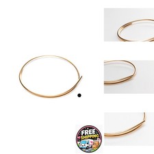 14/20 Yellow Gold Filled Wire 8 Gauge Round Dead Soft 6IN CRAFT WIRE picture
