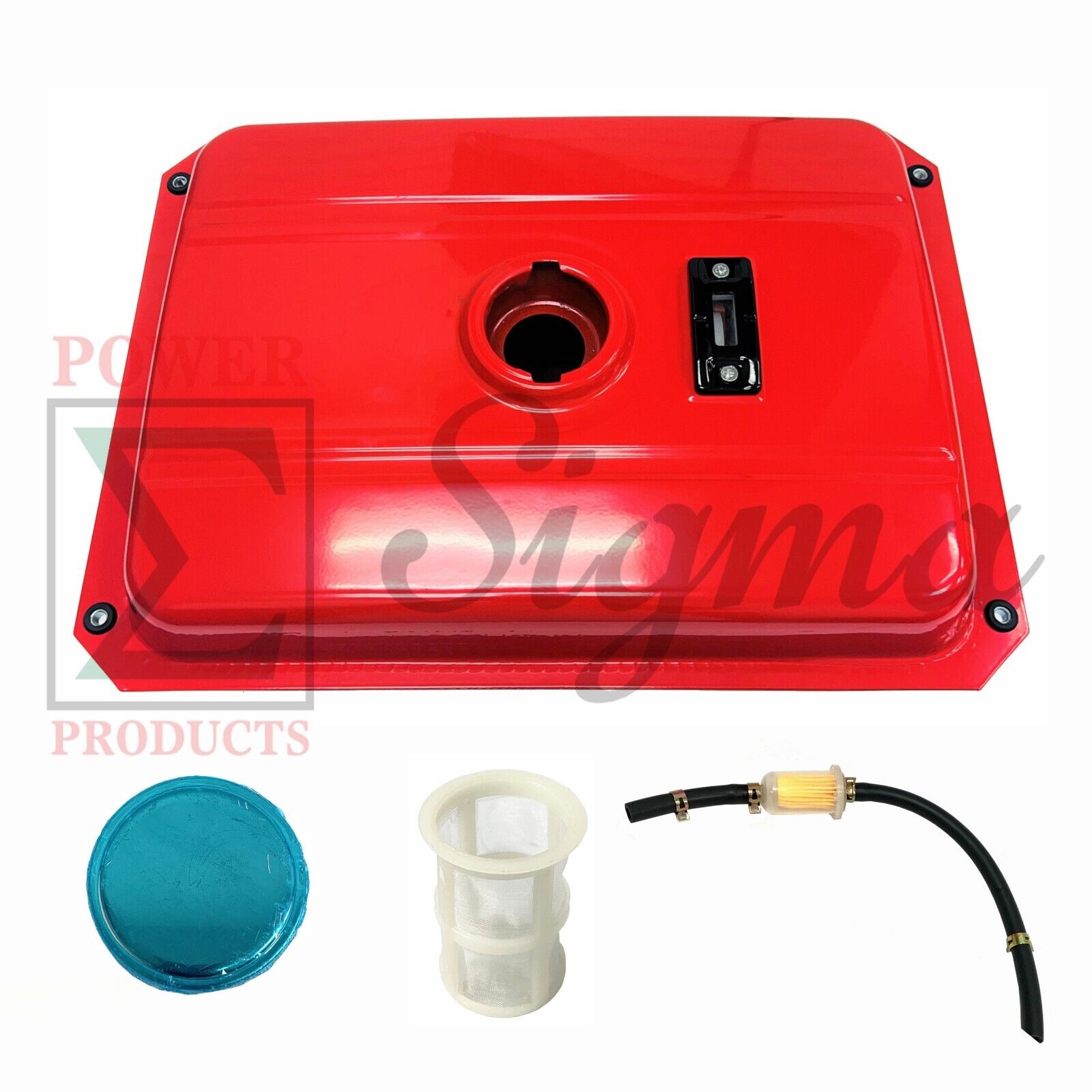 New 4 Gallon Red Fuel Tank Fits Most Open Frame 5-7KW Diesel Generator