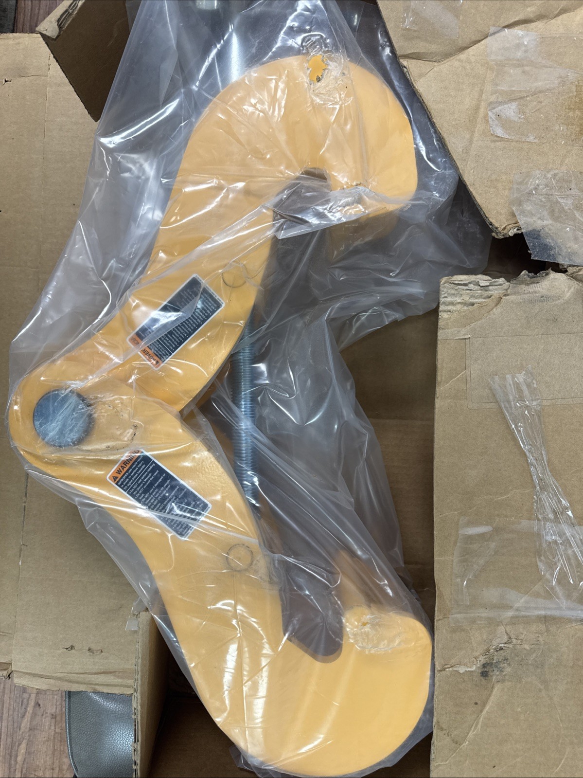 Harrington Ubc100 Beam Flange Clamp, Steel, 20, 000 Lb, 10 Ton Harrington Ubc100 Beam Flange Clamp, Steel, 20, 000 Lb, 10 Ton
