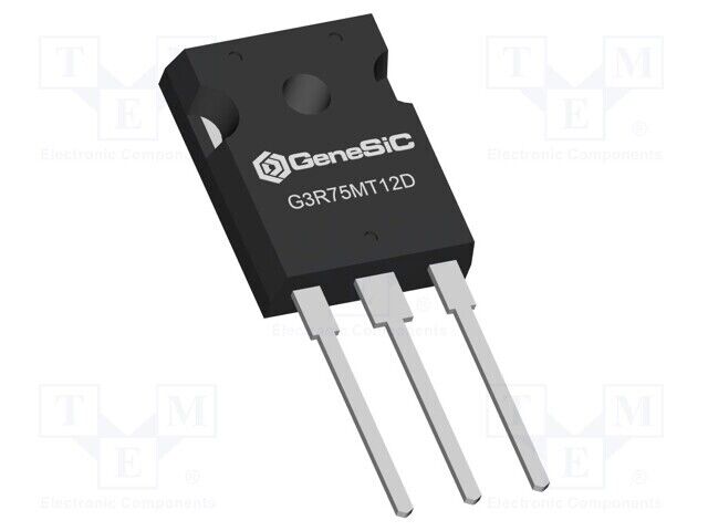 Sic 1,2kV Transistor: N-Mosfet Idm : 80A Unipolar 207W 29A