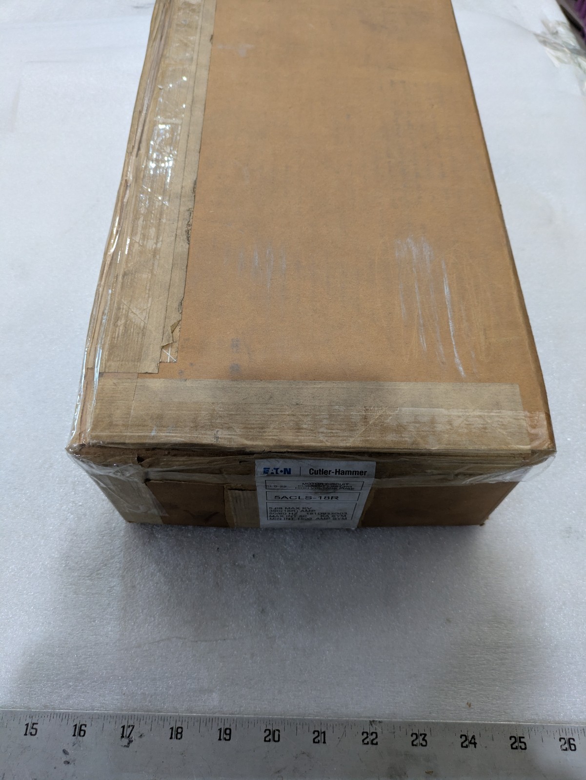 Eaton Cutler Hammer 5ACLS-18R Medium Voltage Fuse 5.08KV 390A 50/60Hz Industrial Eaton Cutler Hammer 5ACLS-18R Medium Voltage Fuse 5.08KV 390A 50/60Hz Industrial