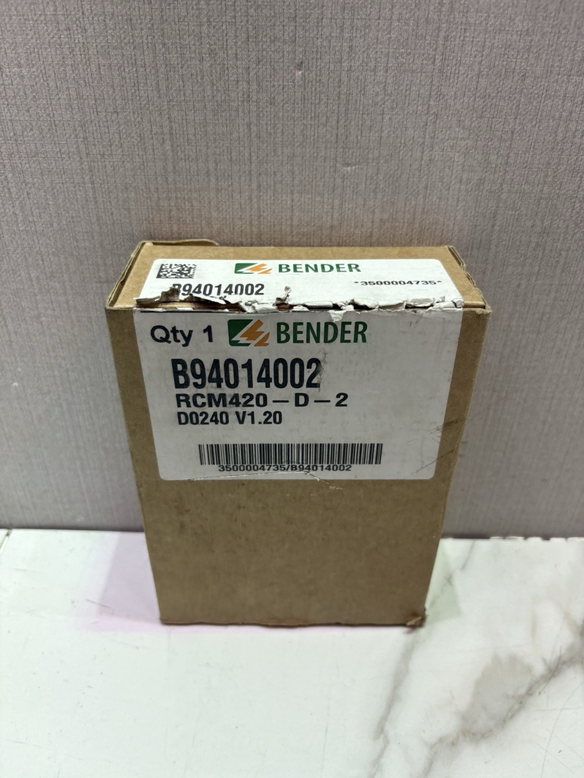 BENDER RCM420-D-2 RESIDUAL CURRENT MONITOR BENDER RCM420-D-2 RESIDUAL CURRENT MONITOR
